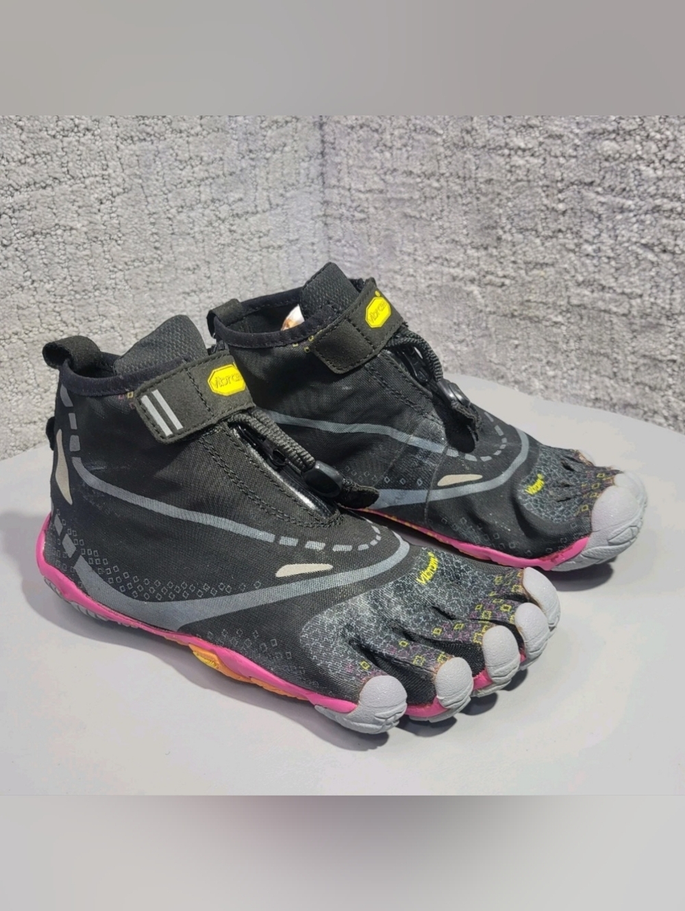 Vibram Five Fingers Bikila Evo WP Womens Size EU 37 39 Black Pink Barefoot Shoes